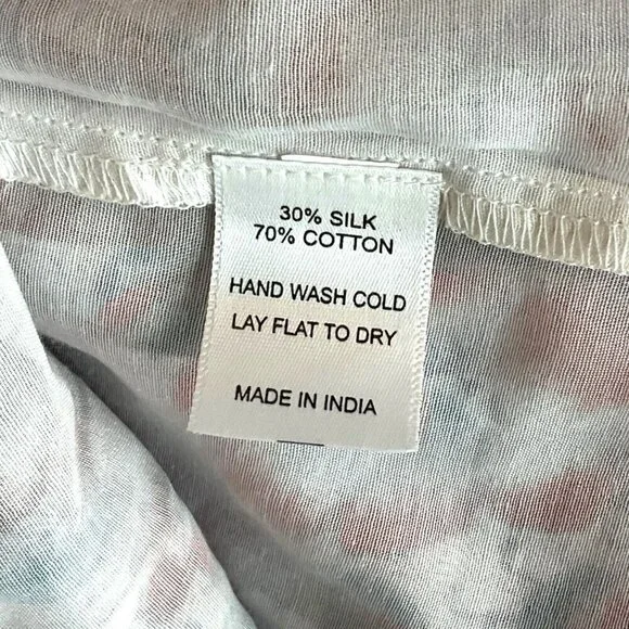 Bell By Alicia Bell Patton Mini Dress Size XL Long Sleeve V Neck Tassel Tie - Picture 12 of 12